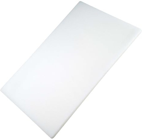 Tagliere in plastica extra grande – colore bianco: per prodotti da forno – codifica colore secondo HACCP – taglieri professionali Gastro – lavabile in lavastoviglie, ca. 45 x 30 cm – FMprofessional