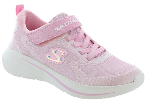 Skechers Mädchen Wave 92 Sneakers, Pink, 33 EU