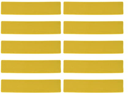 Tyenaza Court Line Marker Kit, Tennis Spot Marker Mehrzweck-Markierungslinie, Court Marker Lines Trainingsmarkierungsausrüstung für Basketball, Volleyball, Badminton, (Yellow)