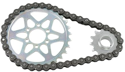Drive Sprocket Chain Combo,Gear Chain Set for Surron Light Bee X,420 Chain 30 13 Tooth Rear Front Sprocket,Chain Sprocket Conversion Kit for Modified Dirt Bike and Replacement