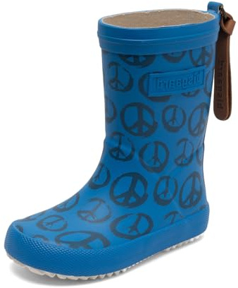 Bisgaard Unisex Kinder Fashion Rain Boot, Peace On Earth Sky, 35 EU