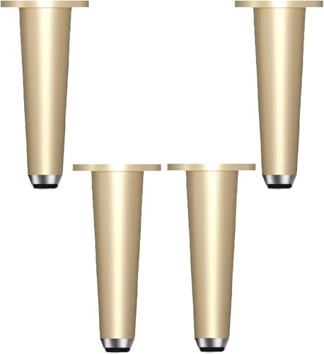 rechner schule wissenschaftlich, 4 stücke verstellbare möbelfüße, bankstützfuß, verdickte ersatz metallbeine für schrank tisch stuhl bank diy möbelfüße(kupfer,210mm/8,3in)