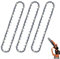 3 Pack Chainsaw Chain for16 inch (40cm) Bar, 3/8 LP Pitch, 0.5 Gauge, 56 Drive Links, Low-Kickback Chainsaw Chain, Fits Titan, Ryobi, Black & Decker, Dolmar and More