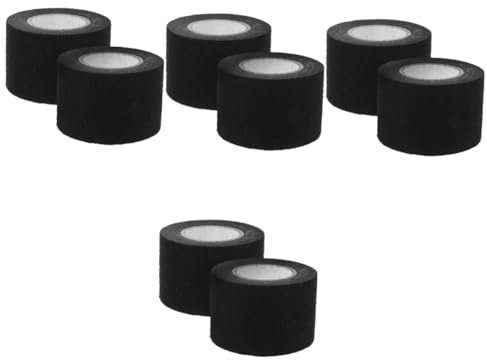 Alipis Cinta Electrica Doble Cara Cinta De Kinesiología Protector De Cables Clips De Alambre Adhesivo Cinta Aislante De Tela Alambre Ordenado Auto Relé Franela Black 2 Rollos*4