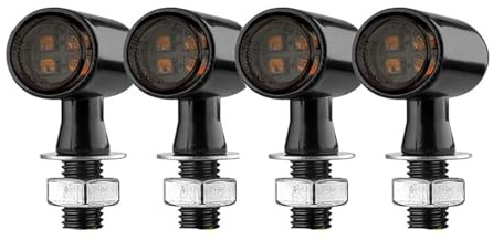 Motorrad Tagfahrlicht Blinker 3 In 1 Bullet Kontrollleuchte Integrierte LED Rücklicht Bremse Tagfahrlicht