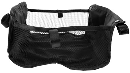 MOLUCKFU Panier de Rangement Poussette avec Filet Sécurisé pour Dessous de Poussette Organisateur Polyvalent pour Accessoires pour Sorties et Courses