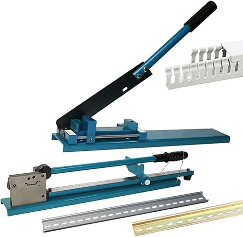 Taglierina con doppia scanalatura e righello per installazione elettrica professionale, strumento di taglio di precisione per elettricisti