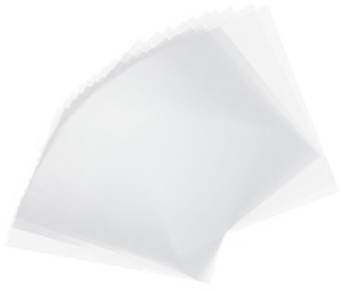 SUPVOX Transparency Film A4 Sheets Printable Inkjet Transparency Paper Waterproof Film for Overhead Projector and Screen Printing Office and School Supplies
