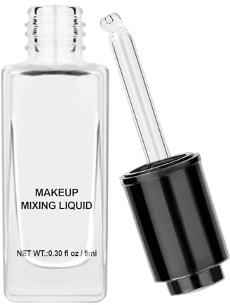 Diluyente de Maquillaje - de Mezcla Cosmética | Gel Eyeliner, Polvo Facial, Colorete, Esmalte de Uñas, Sombra de Ojos | Líquido Mezclador Multifuncional para un Rostro Vibrante de Larga Duración