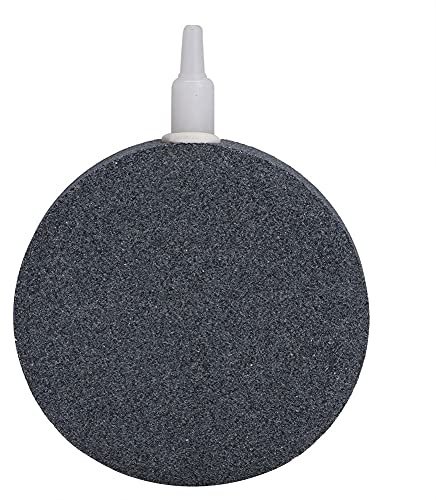 Haofy Bomba de Pecera, Aireador de Burbujas Hidropónico, Piedra para Oxigenación del Agua, Material de Esmeril Gris Resistente Al Desgaste (8 cm/3,1 Pulgadas)