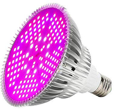 100W Led Grow Light Bulb Full Spectrum Plant Light 160 Degree Plant Lamp E27 Grow Light for Indoor Plant Vegetables, Flower and Seed, Led Plant Bulb for Hydroponics,Garden,Greenhouse, Organic Soil