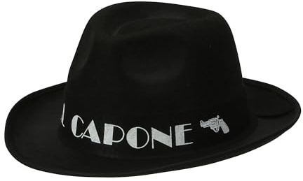 W WIDMANN MILANO Party Fashion Unisex Widmann Al Capone Hut aus Filz