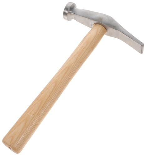 Healifty Schuhmacher Hammer Aus Stahl Mit Holzgriff 9.45 Zoll Leicht Und Rostfrei Ideal Für Schuhreparatur Lederarbeiten Und Schuhherstellung