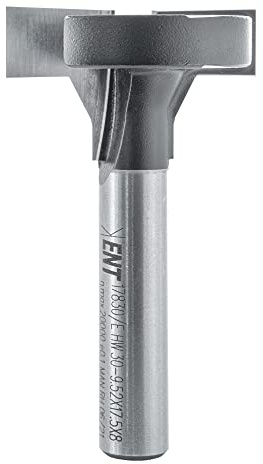 ENT 17830 T-Nutfräser für Regalsysteme HW, Schaft (S) 8 mm, Durchmesser (D1) 30 mm, (NL2) 8 mm, mit Rundungsprofil, für Haken und Winkel