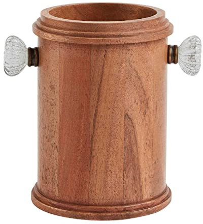 Mud Pie Utensilienhalter, 19 x 14 cm, Braun