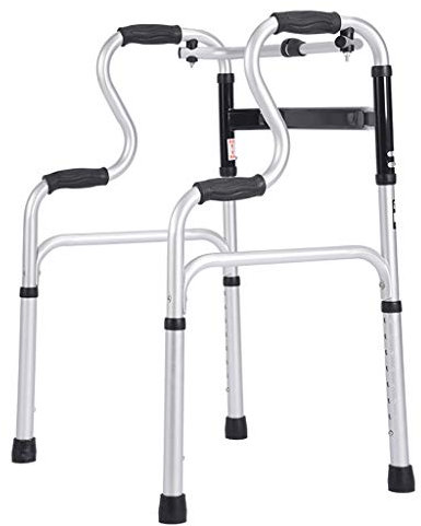 Days Andador de Altura Ajustable, Andador Ligero sin Ruedas, Andador para Ancianos con Ruedas con Orinal Muleta Plegable Ligera Multifuncional NIU Double The Comfort