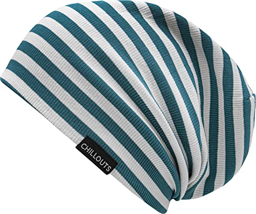 CHILLOUTS Unisex Bangkok-hatt, lång beanie, bensin, En Storlek