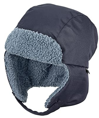 Sterntaler Baby - Jungen Mütze Baby Fliegermütze Outdoor mit Plüschfutter, Marine, 53