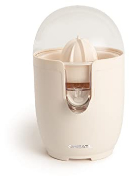 CREATE/JUICER RETRO/Exprimidor eléctrico blanco roto/Incluye dos conos. sistema anti goteo. depósito de 280ml de capacidad.fácil de usar y limpiar. 90W