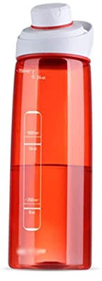 SAROSI Wasserflasche für Sport Wasserflasche, Sportwasserkrug, Auslaufsicherer Wasserbecher Für Fitness, Fitnessstudio Und Outdoor-Sportarten Nachhaltige Wasserflasche (Color : Orange, Size : 750ml)