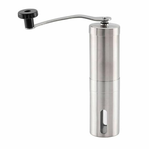 Premium Kaffeemühle manuell mit Keramikmahlwerk | Handkaffeemühle für Espresso, Filterkaffee, French Press & mehr | Auch als Gewürz- und Pfeffermühle verwendbar