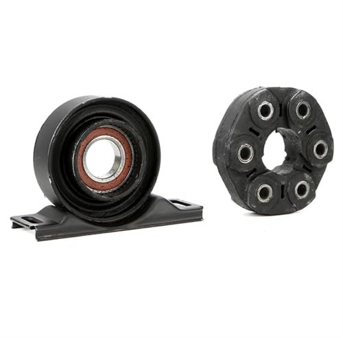CQAPLTS [Replacement] Auto-Antriebswellen-Mittelstützlager und Auto-Flexscheibe for BMW E30 E32 E34 318i 325i 320i 520i525i 530i 26121226723 26111225624