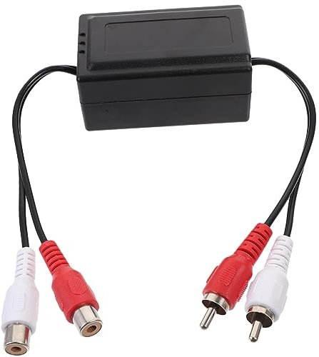 jojofuny Erdschleifenisolator Für Car-Audio-systeme Rauschfilter Gegen Brummen Und Rauschen Isolator Zur Verbesserung Von Heim-stereoanlagen Und Autoradios