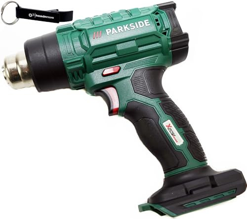 HEADNMORE® Bundle - 1x PARKSIDE® 20V Akku Heißluftpistole PHLGA 20 + 1x HEADNMORE® Schlüsselanhänger (ohne Akku)