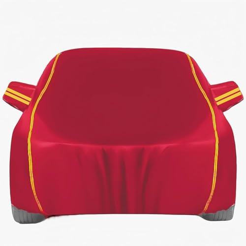 Bluedog Car Cover Waterproof For Jaguar XF XF Sportbrake XE XJ | Custom Fit Car Cover Waterproof Anti UV(Red,XE)