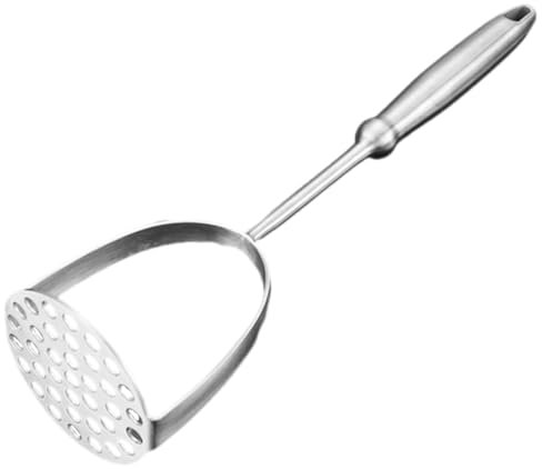 HOLIDYOYO Presse-purée Manuel Acier Inoxydable Outil Robuste Pour Pommes De Terre Carottes Et Haricots Poignée Confortable Antidérapante Facile à Utiliser Pour Cuisine Quotidienne