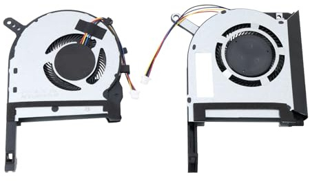 VGOL 1 Paire de Ventilateurs de Refroidissement CPU + GPU Compatible avec ASUS TUF FX505DT FX505 FX505DD FX95 FX705DU FX705DD FX705DT FX95G FX86 ZX86