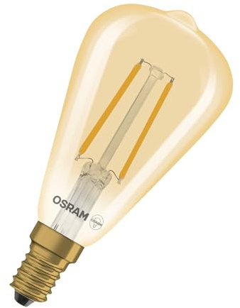 OSRAM LED-lampa Edison Vintage 1906 filament E14 guld