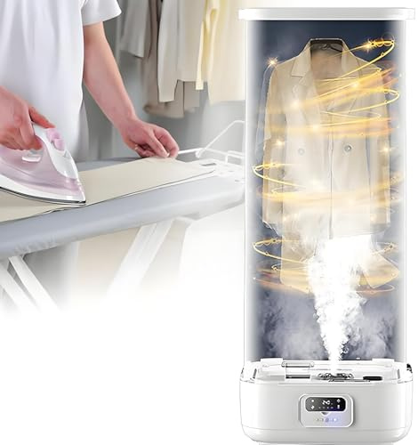 Macchina da stiro automatica, stiratrice per vestiti,piegatrice per rimuovere le pieghe,con scatola per aromaterapia,aggiunge fragranza ai vestiti,per vestiti e tessuti,vapore ad asciugatura rapida