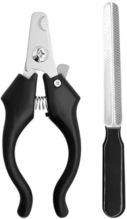 Geavonyg 1set Nail Cutter With File Pet Trimmer Dogs Claws Avoid Excessive Cutting Scissor For Cats For Dog Toe Claws Trimmer
