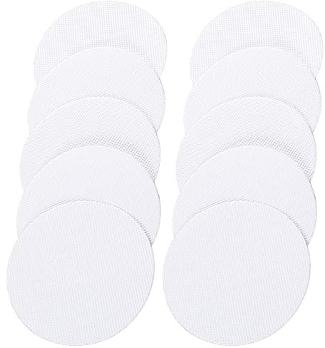 SUPVOX Anti Rutsch Sticker Badewannenaufkleber Rutschschutz für Dusche Badewanne 10 Stück (Weiß)