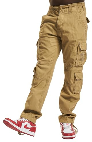 Brandit Pure Slim Fit Pants, Color: beige, Size: L