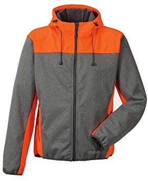 Planam Kontrast Softshelljacke grau/orange