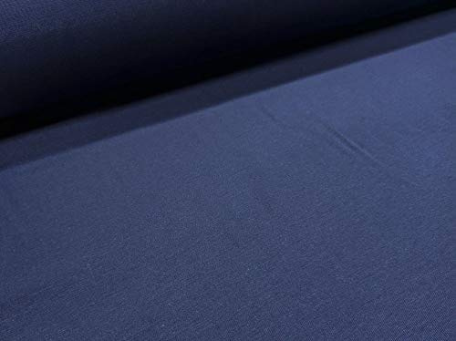 DESCONOCIDO RIVERO Tejidos. Tejido de loneta Lisa en Color Azul Marino nº 405 con 280 cm de Ancho. Se Vende por Metros. Ideal para la confección de Cojines, Cortinas..