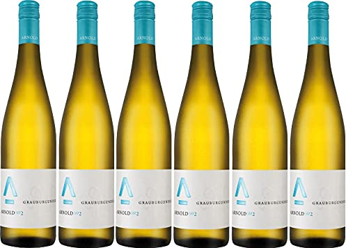 Arnold Wein Grauburgunder Weißwein QbA Nr. 13 (6 Flaschen á 0,75 Liter)