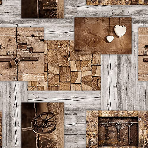 PVC Tischdecke Nostalgie Wachstuch NEU · Breite & Länge wählbar · abwaschbare Tischdecke · Holz Holzdiele grau beige Texas, Größe:80 x 80 cm