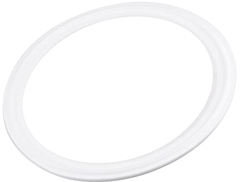 sourcing map 5Stk. PTFE-Dichtungsflansch O Ring für 4 Zoll Vakuumspanner weiß
