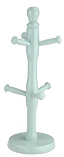 Mug Tree Cup Holder Kitchen Mug Holder for Coffee Mugs & Tea Cups (Mint)