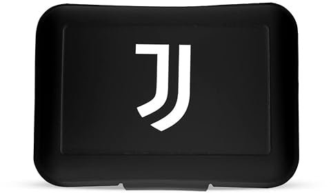 ILS I LOVE SHOPPING Contenitore Portapranzo Porta merenda Scatola Sandwich Box per Bambini Tifoso (Juventus Black)