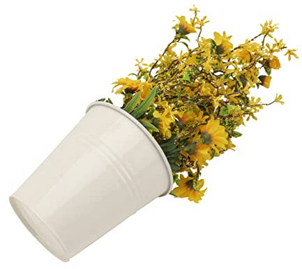 Garneck Künstliche Pflanzenornament in Schale Als Deko Für Feste Naturgetreue Imitationsblumen Langlebige Bonsai-Dekoration Für Tisch Und Fensterbank