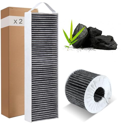 2 filtri a carbone attivo per cappa aspirante Bora Pure/X Pure/S Pure - accessori di ricambio - 2 filtri di ricambio