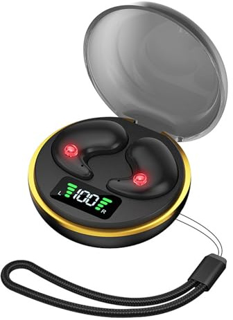Bewinner Véritables écouteurs Invisibles sans Fil, écouteurs de Sommeil Invisibles Bluetooth 5.3 pour Dormir, Les Plus Petits écouteurs Cachés, Petites Oreilles, écouteurs de Sommeil avec