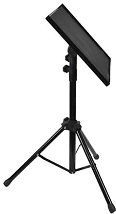 Soporte para Proyector Soporte de proyector de pie plano portátil con bandeja Soporte de engrosamiento del piso de ángulo ajustable desmontable adecuado for familia o viaje Montaje del Proyector