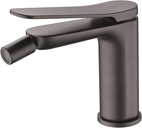 IMEX - Robinet Bidet | Robinet mitigeur Bide | Robinet de bidet avec mélangeur d'eau chaude et froide | Robinetterie Bidet | Installation facile | Série Danemark | Couleur noir mat