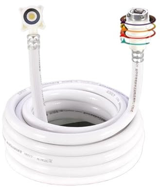 LHSJYG Washing Machine Drain Hose Multi-function Washing Machine Inlet Pipe Automatic Wave Wheel Extension Extension Water Inlet Hose Maintenance Accessories(3.5 m)