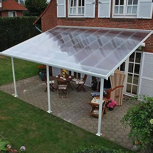 Polycarbonat Dachplatte Polycarbonat-Dachplatte, Transparente Acryl-Kunststoffplatte, Tageslichtplatte, Dachverkleidung, UV-geschützte, Regendichte Dachabdeckung, for Gewächshäuser, Außenbereiche Und